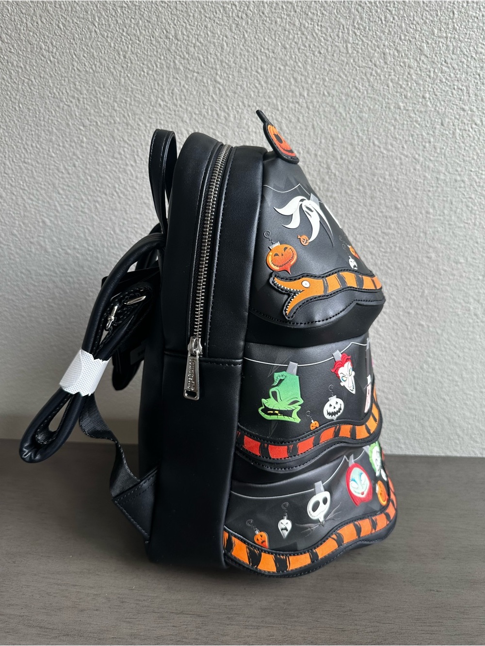 New•Disney x Loungefly 30th The Nightmare Before Christmas Mini Backpack. Glows! - Picture 7 of 14